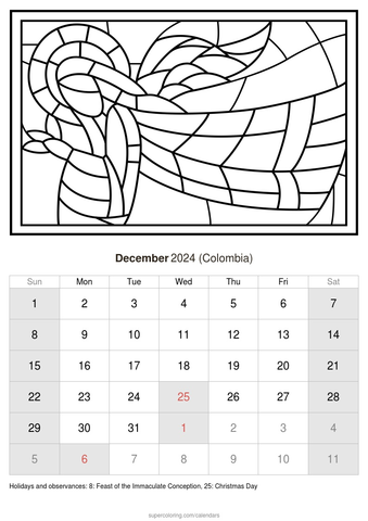 December calendar