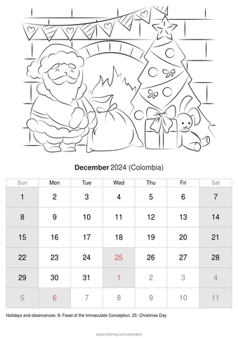 December calendar