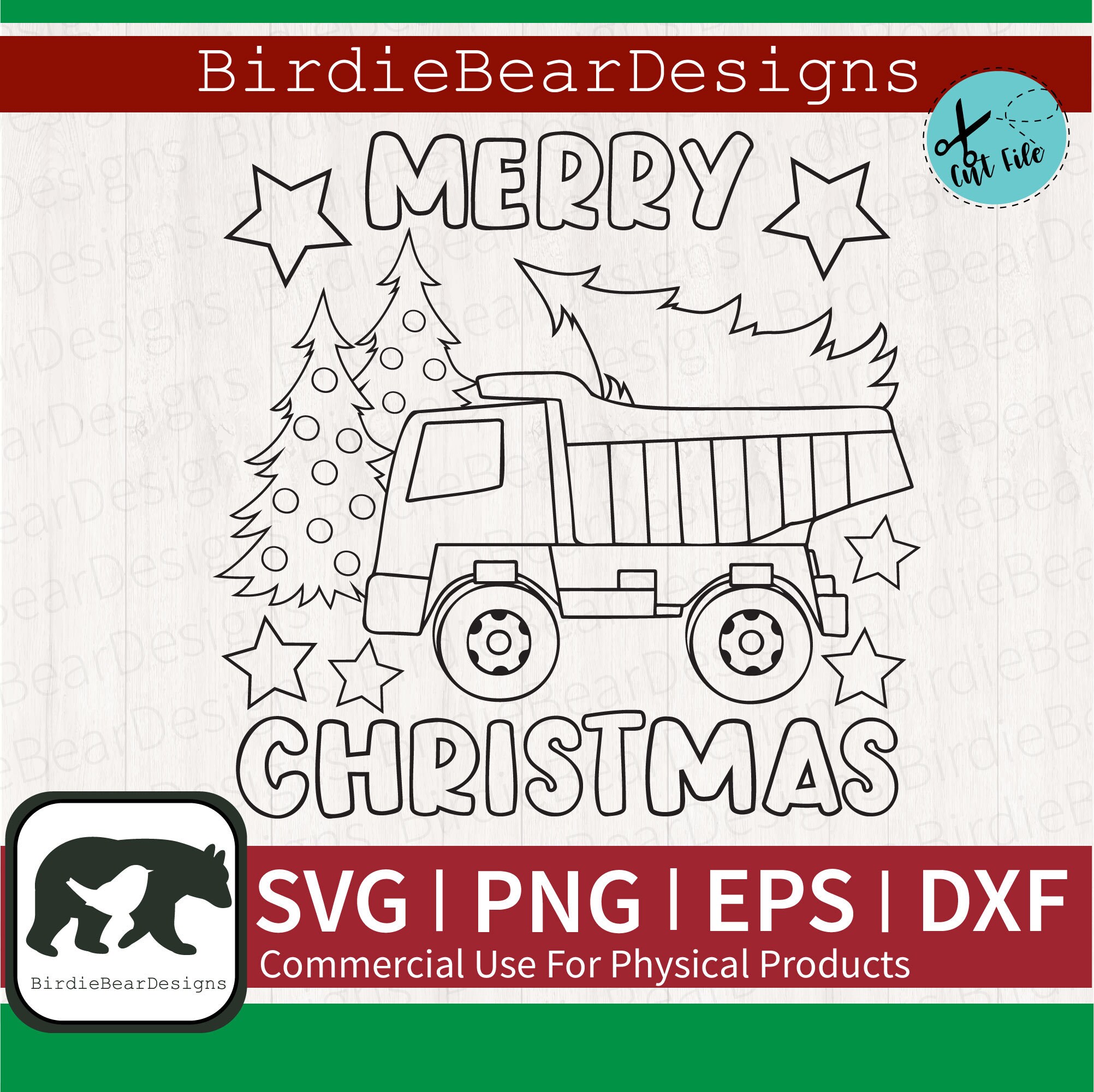 Dump truck svg christmas coloring svg christmas truck svg coloring page svg holiday truck svg dump truck coloring svg xmas svg