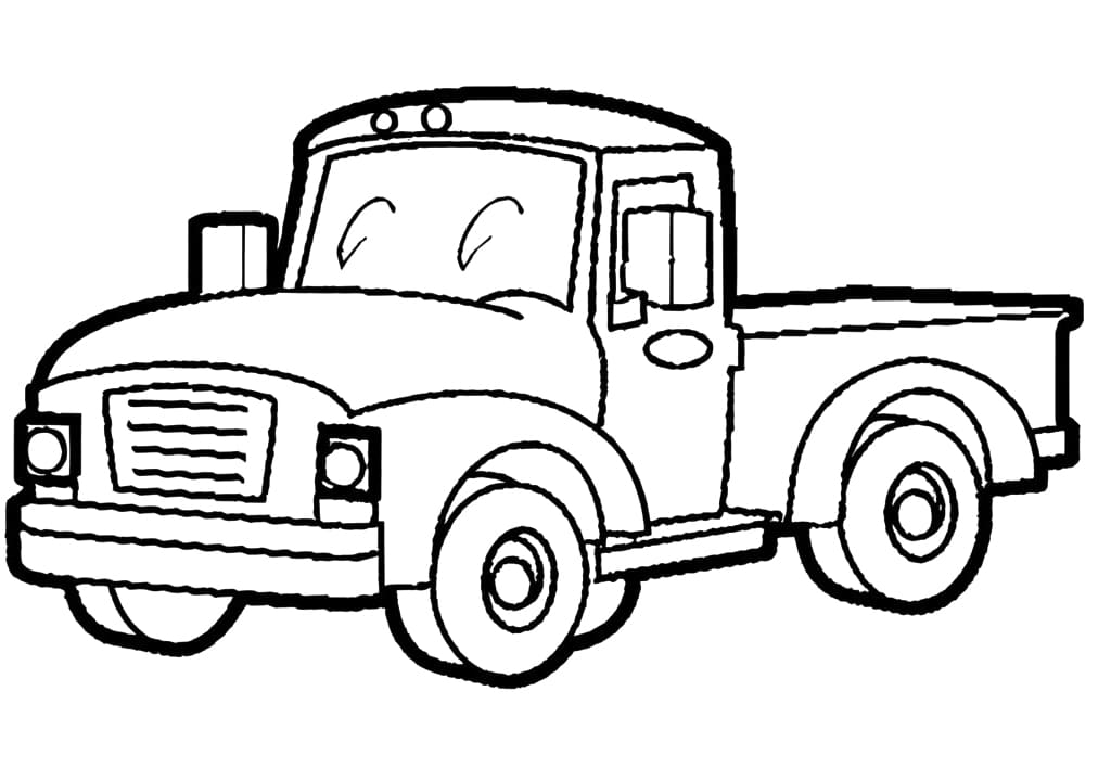 Truck coloring pages