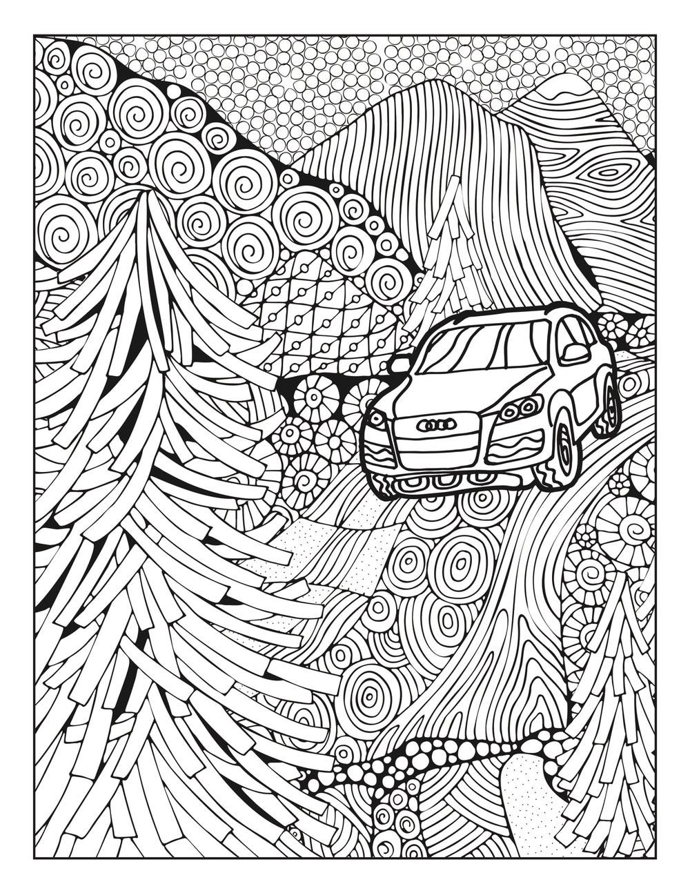 Audi and mercedes release coloring pages to battle quarantine boredom