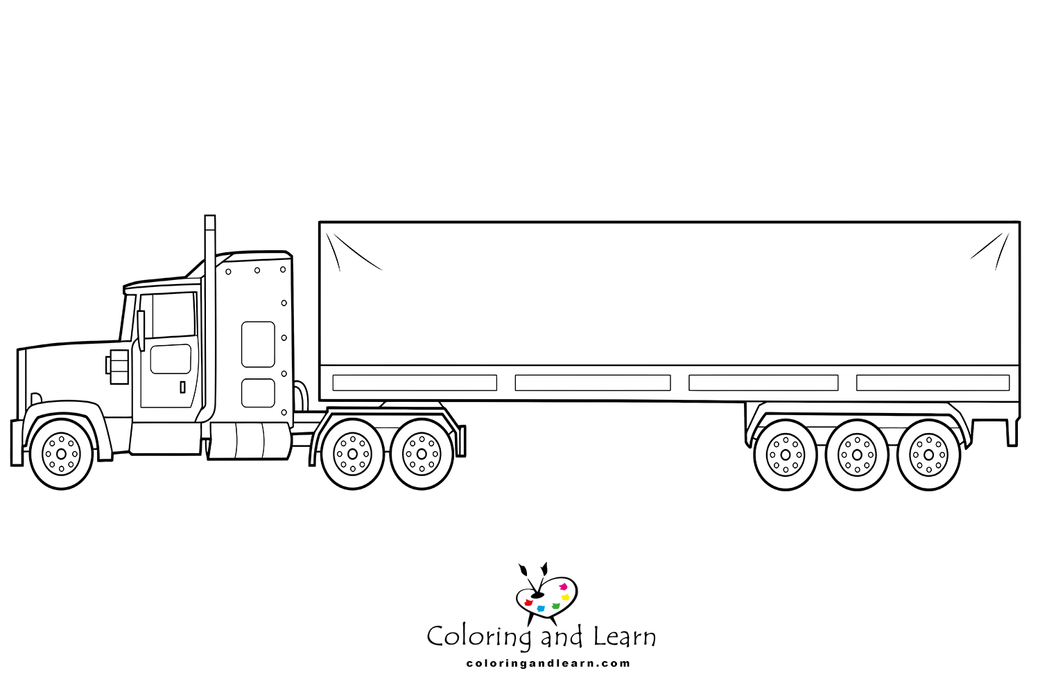 Truck coloring pages