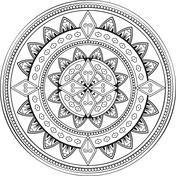 Floral mandalas coloring pages free coloring pages