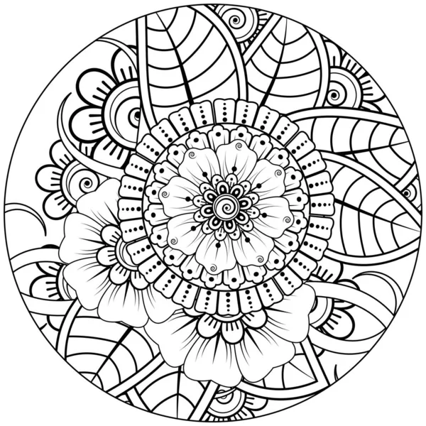 Coloring book flower vector images