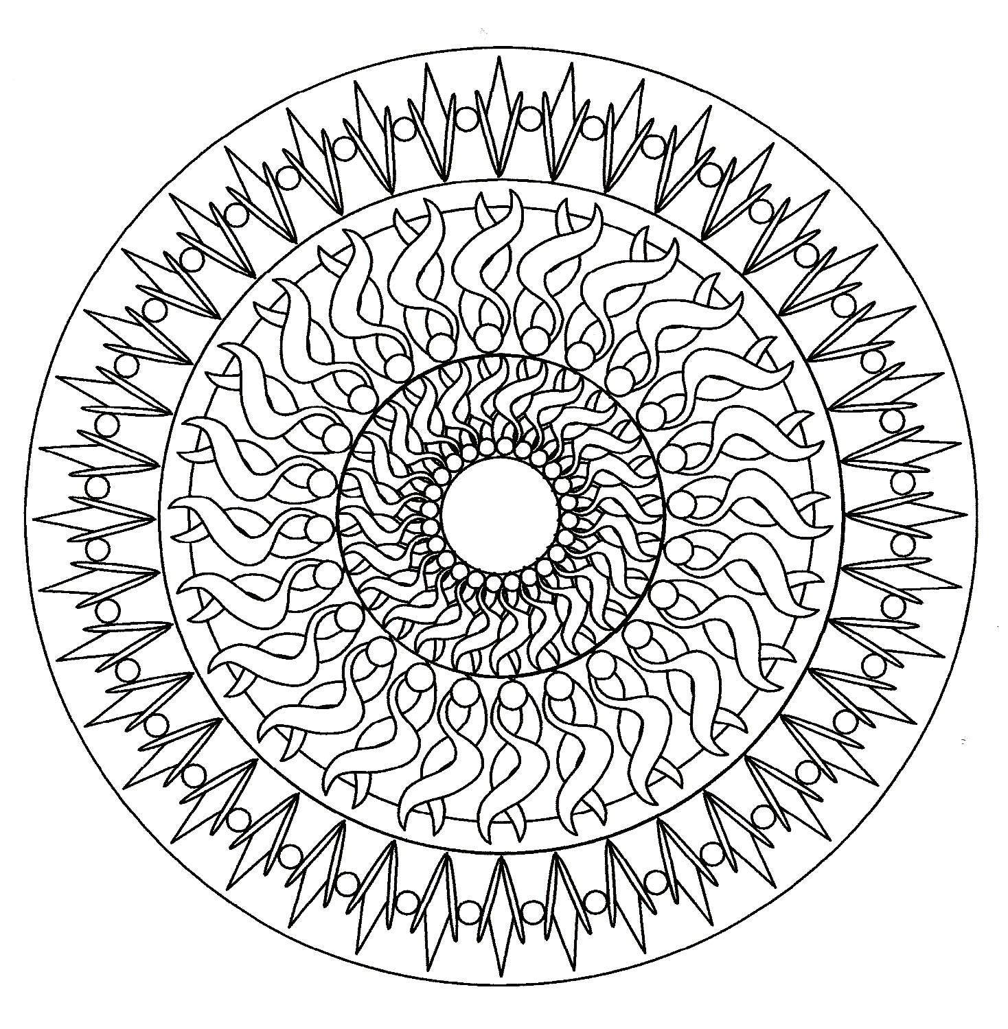 Simple mandala