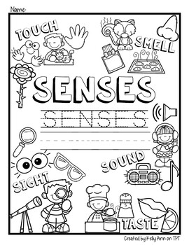 Senses worksheets