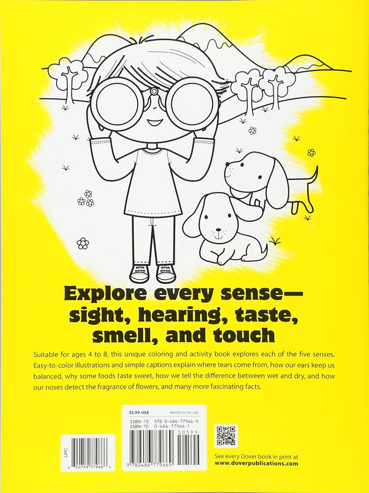 Our senses coloring book phillips jillian kurtz john books