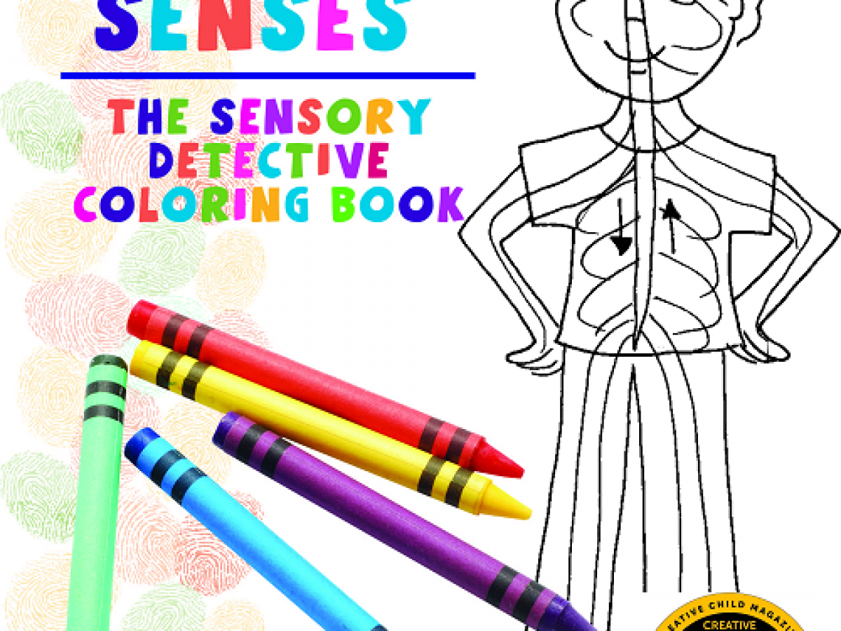 Color my senses the sensory detective coloring book