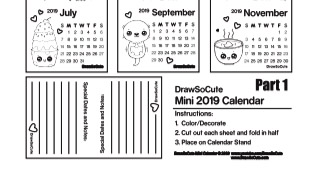 Calendar â draw so cute