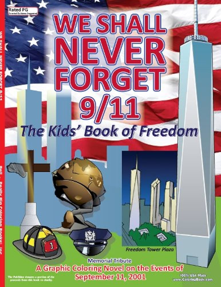 We shall never forget coloring book