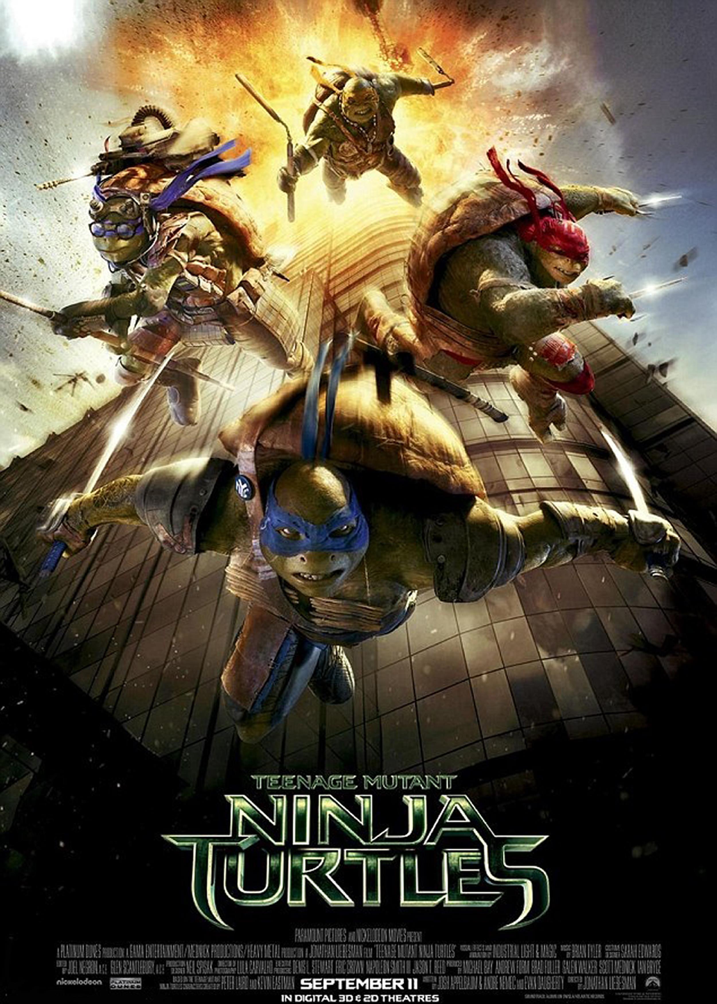 Paramount apologizes for september ninja turtles poster