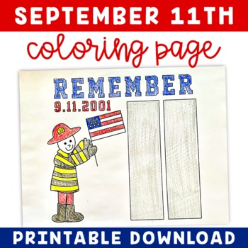 September th printable coloring page for kids remember activities