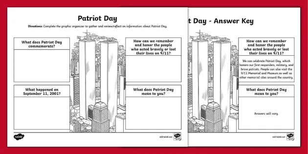 Printable patriot day coloring pages for kids usa