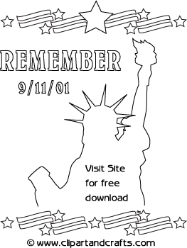 Remember statue of liberty design coloring poster