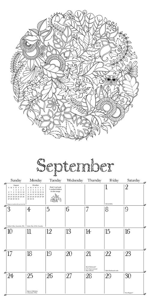 The best adult coloring calendars for