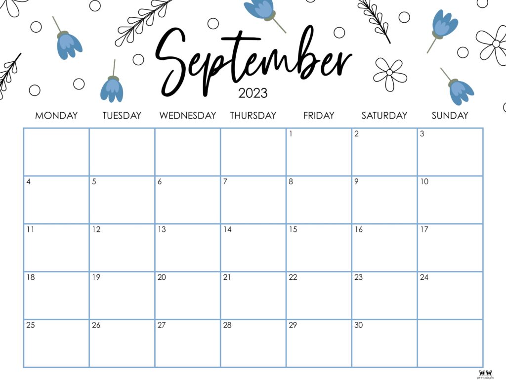 September calendars