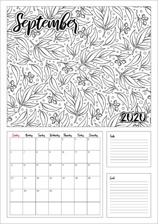 Calendar coloring cliparts stock vector and royalty free calendar coloring illustrations