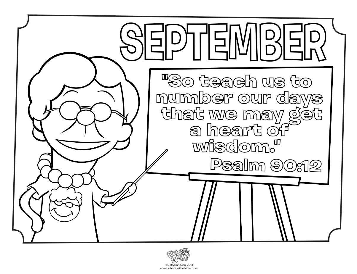 September coloring page