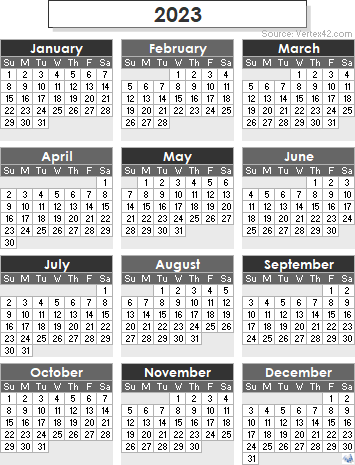 Calendar templates and images