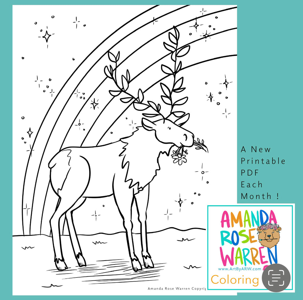 September coloring pageâ amanda rose warren llc