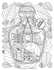 September coloring page â free printable pdf from