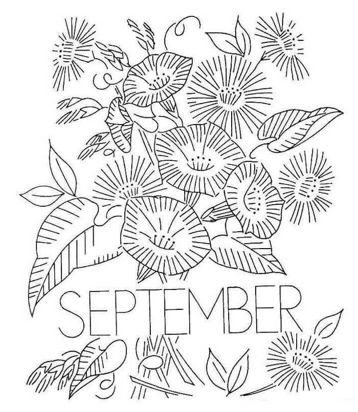 Free september coloring pages printable pdf