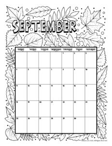 Printable coloring calendar for and woo jr kids activities childrens publishing