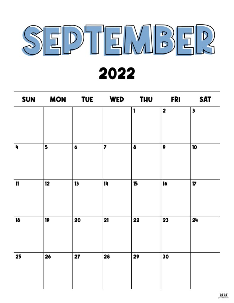 September calendars