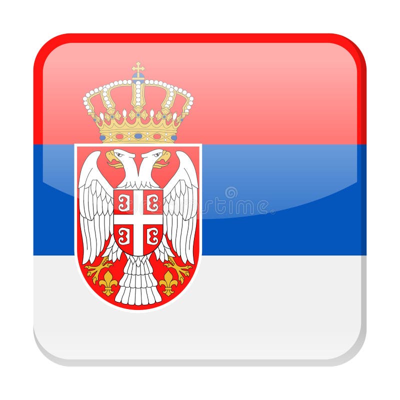 Serbia flag square stock illustrations â serbia flag square stock illustrations vectors clipart