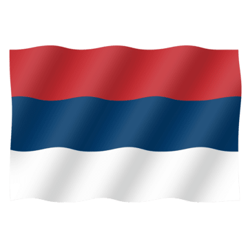 Serbian flag png vector psd and clipart with transparent background for free download