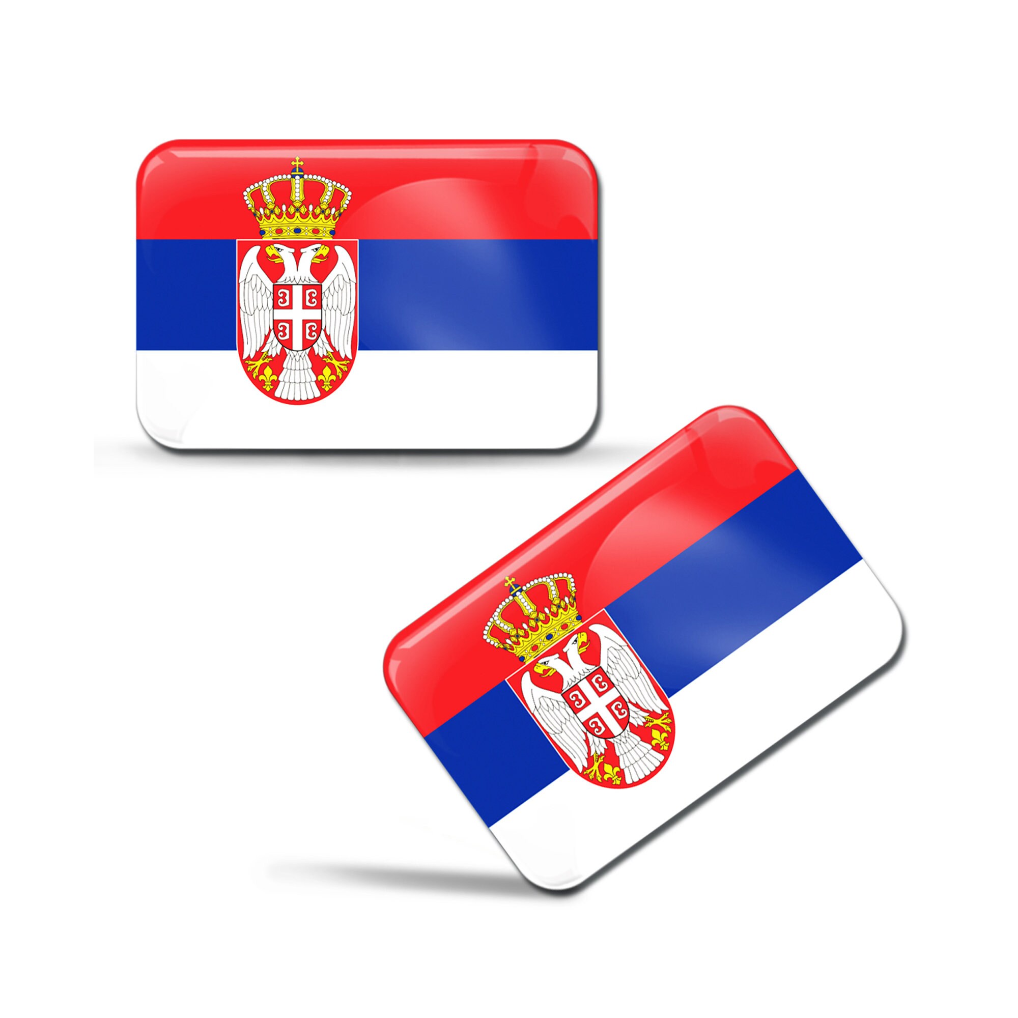 X d domed silicone badge serbia serbian flag stickers decal emblem car motorcycle helmet