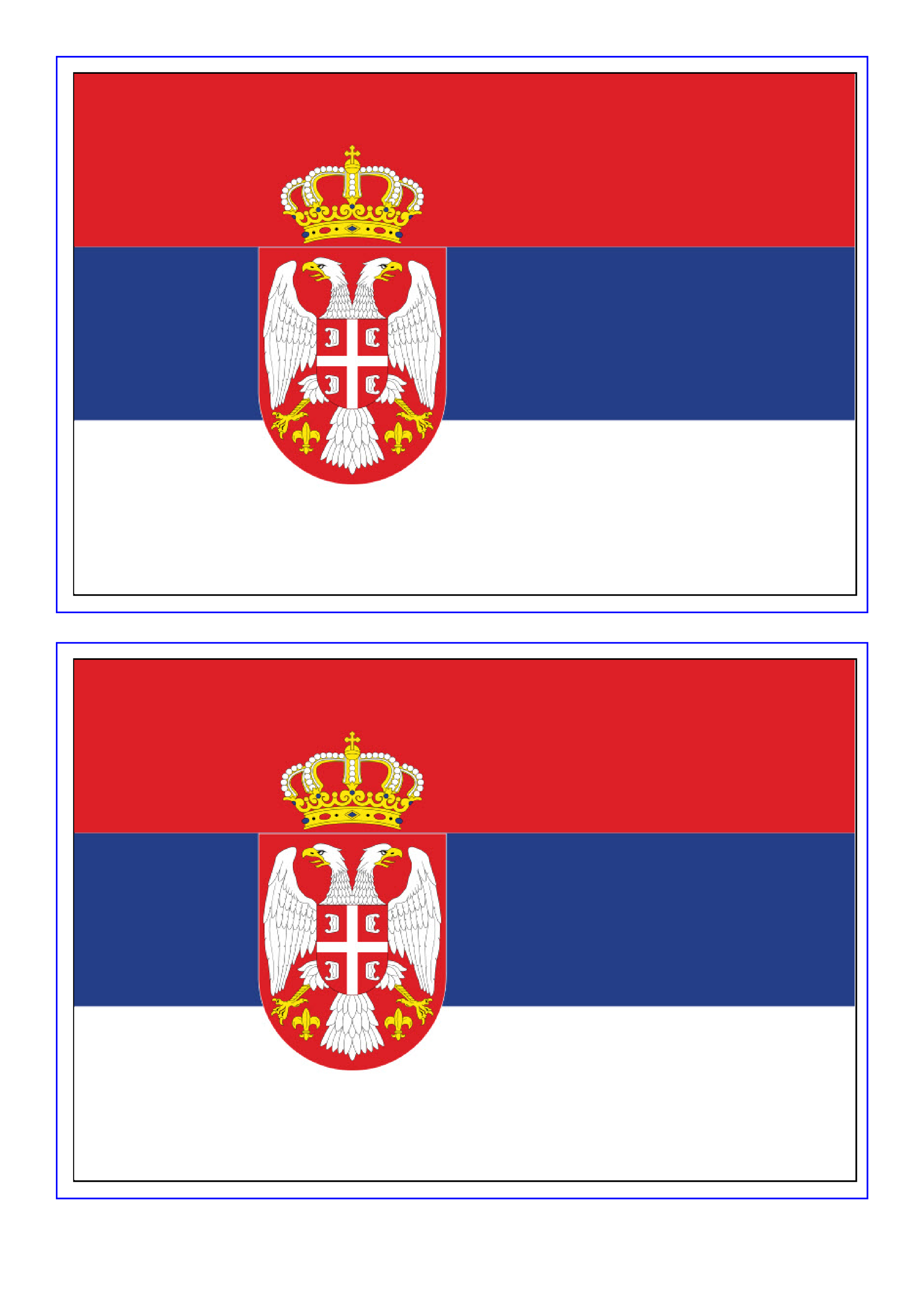 Serbia flag