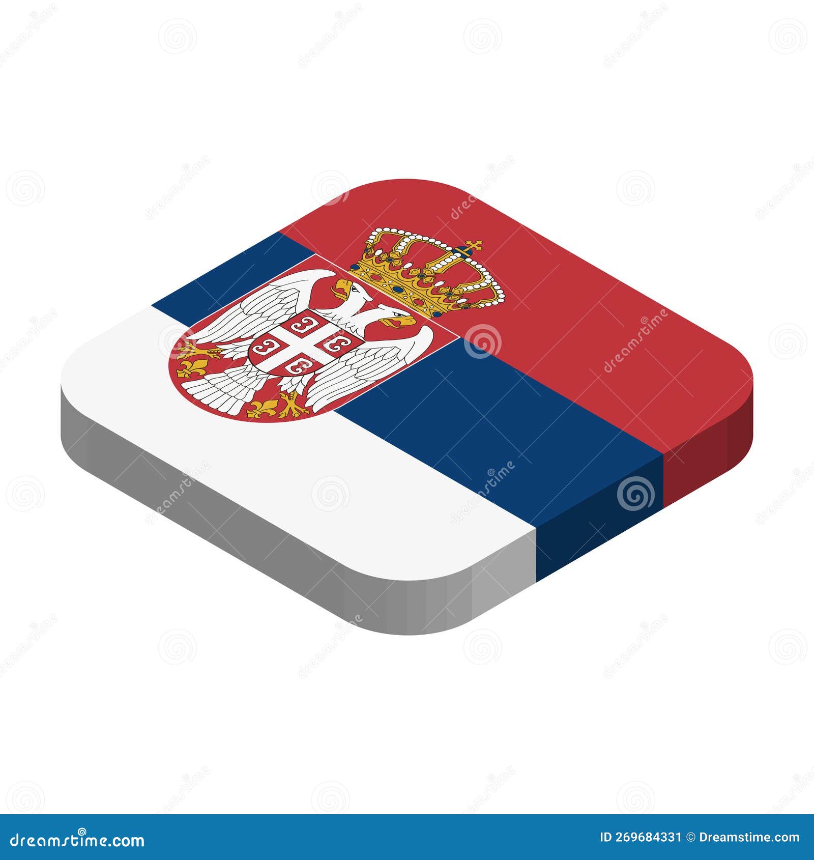 Serbia flag square stock illustrations â serbia flag square stock illustrations vectors clipart