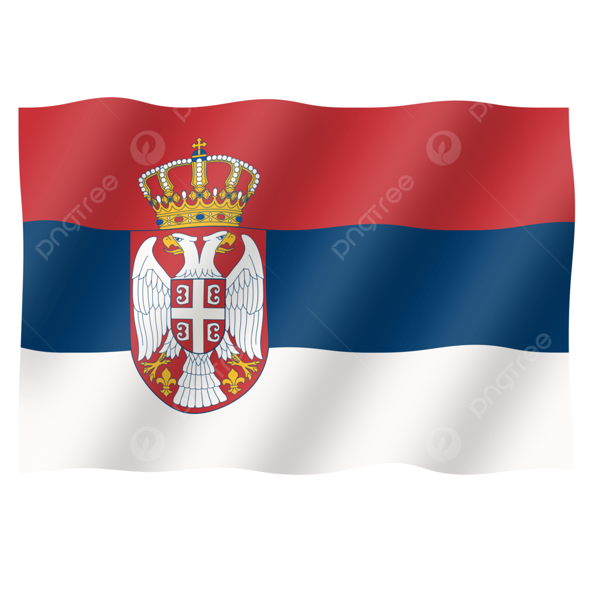 Serbian flag png vector psd and clipart with transparent background for free download