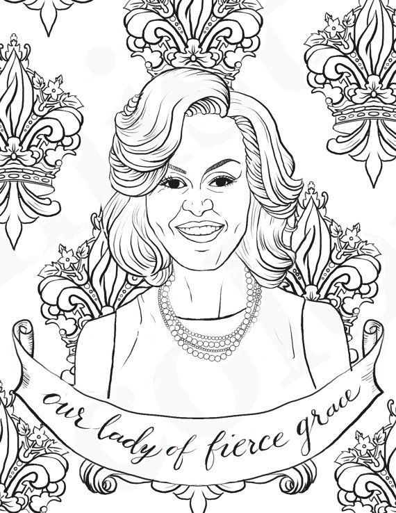 Printable coloring sheets that celebrate girl power life