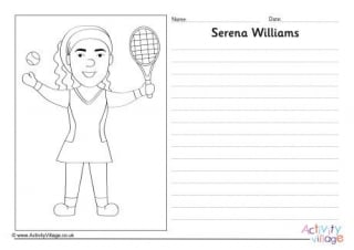 Serena williams story paper