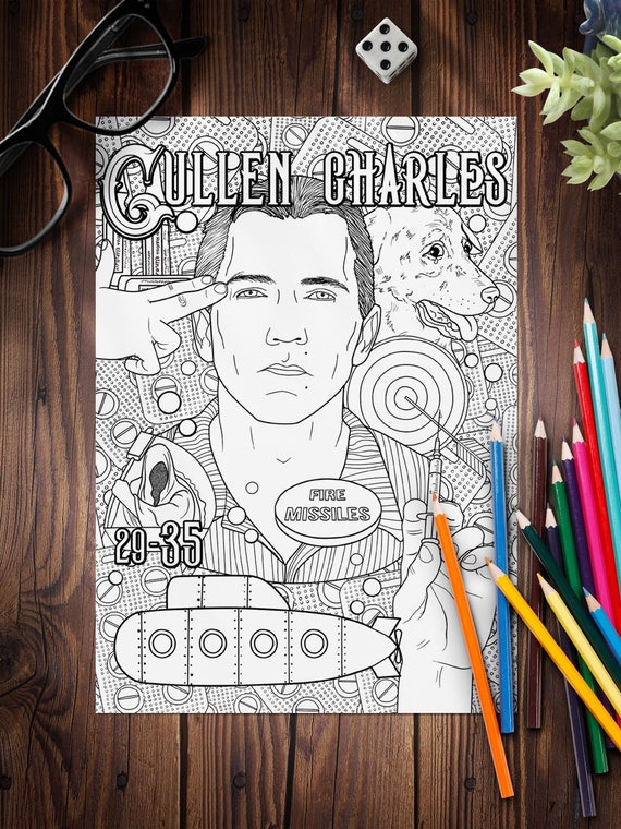 Charles cullen the scariest serial killers coloring pages famous murderer downloadable bloody alphabet a true crime adult jpg pdf