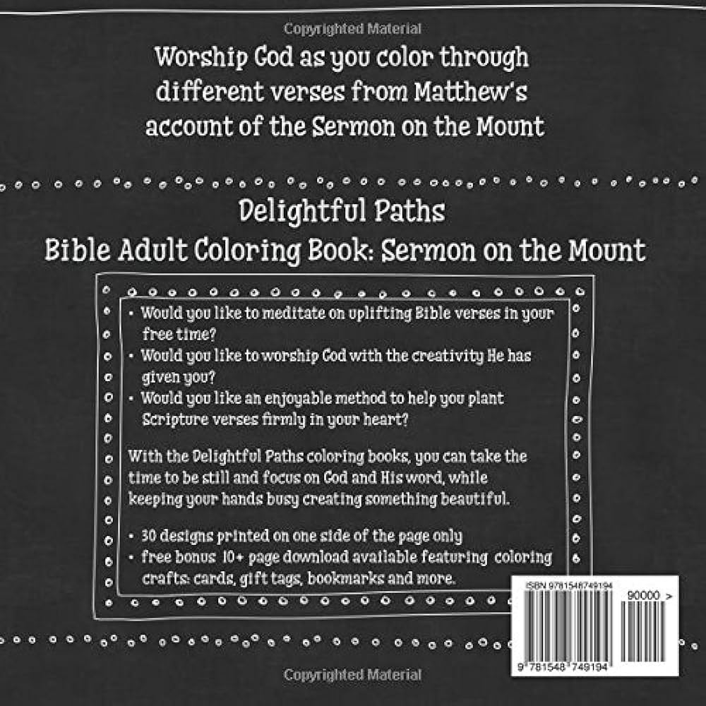 Bible adult coloring book sermon on by goodman jeanette