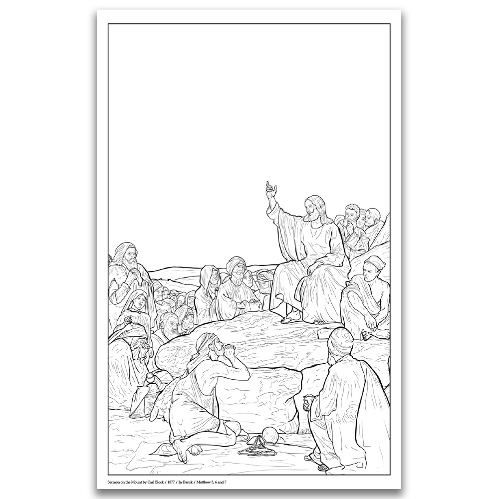 Life of jesus coloring book