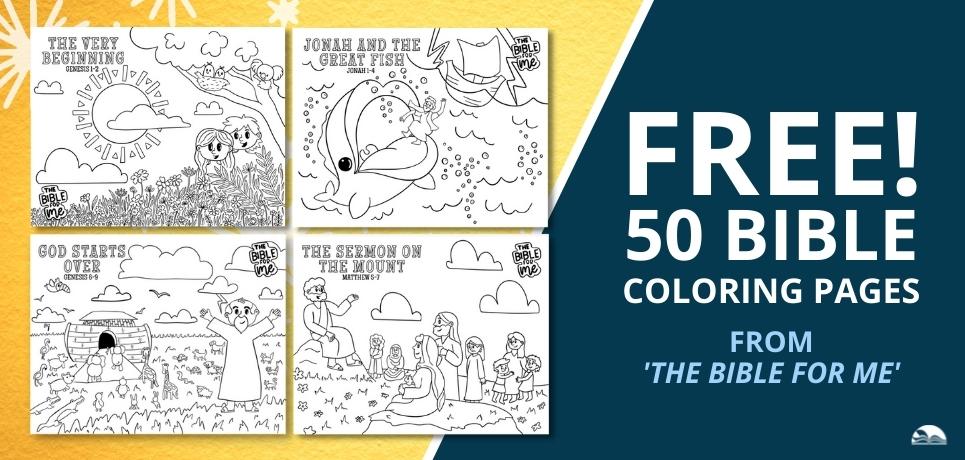 Free download the bible for me coloring pages