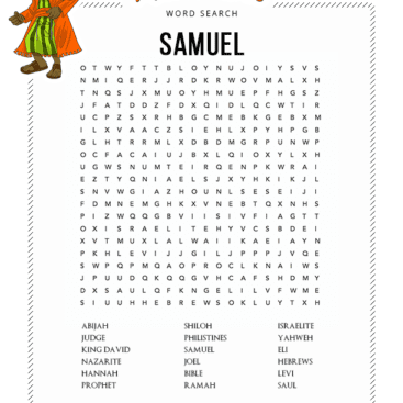 Word search â page â bible pathway adventures