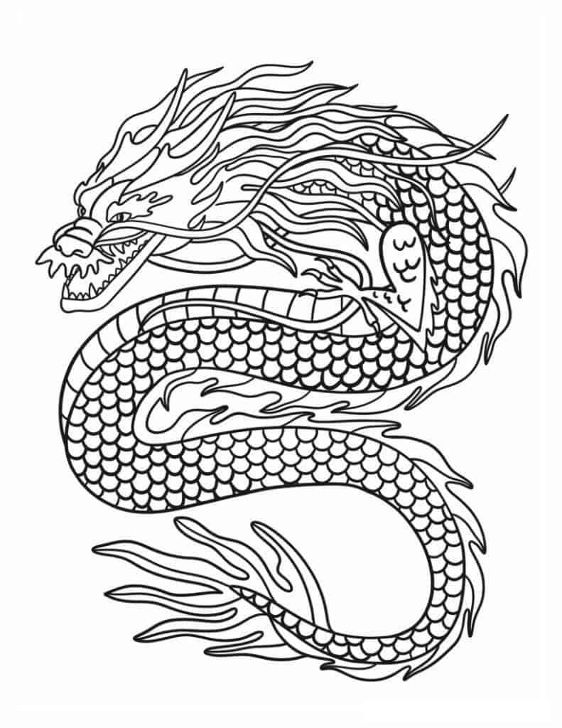 Dragon coloring pages by coloringpageswk on