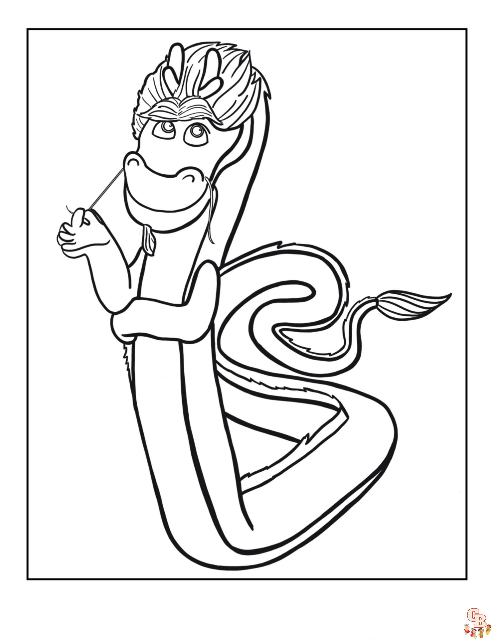 Unleash your creativity with wish dragon coloring pages