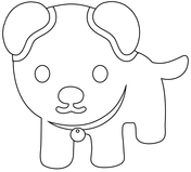 Service dog emoji coloring page free printable coloring pages