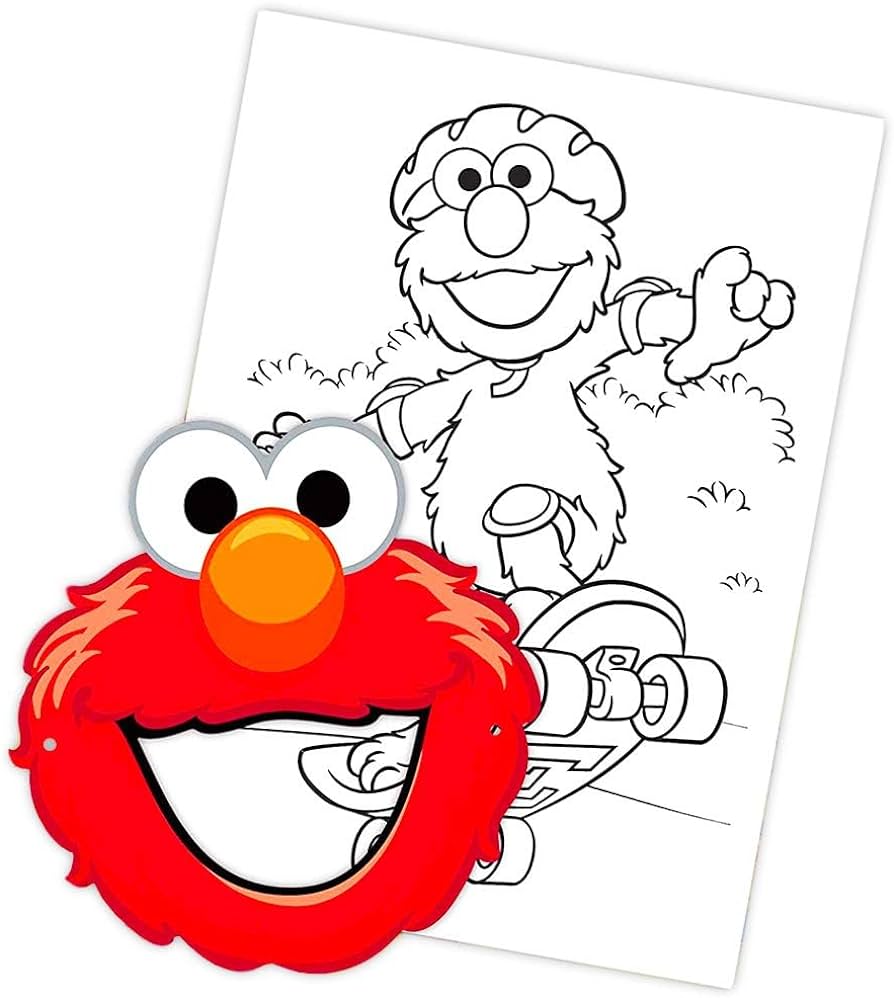 Sesame street coloring book set books