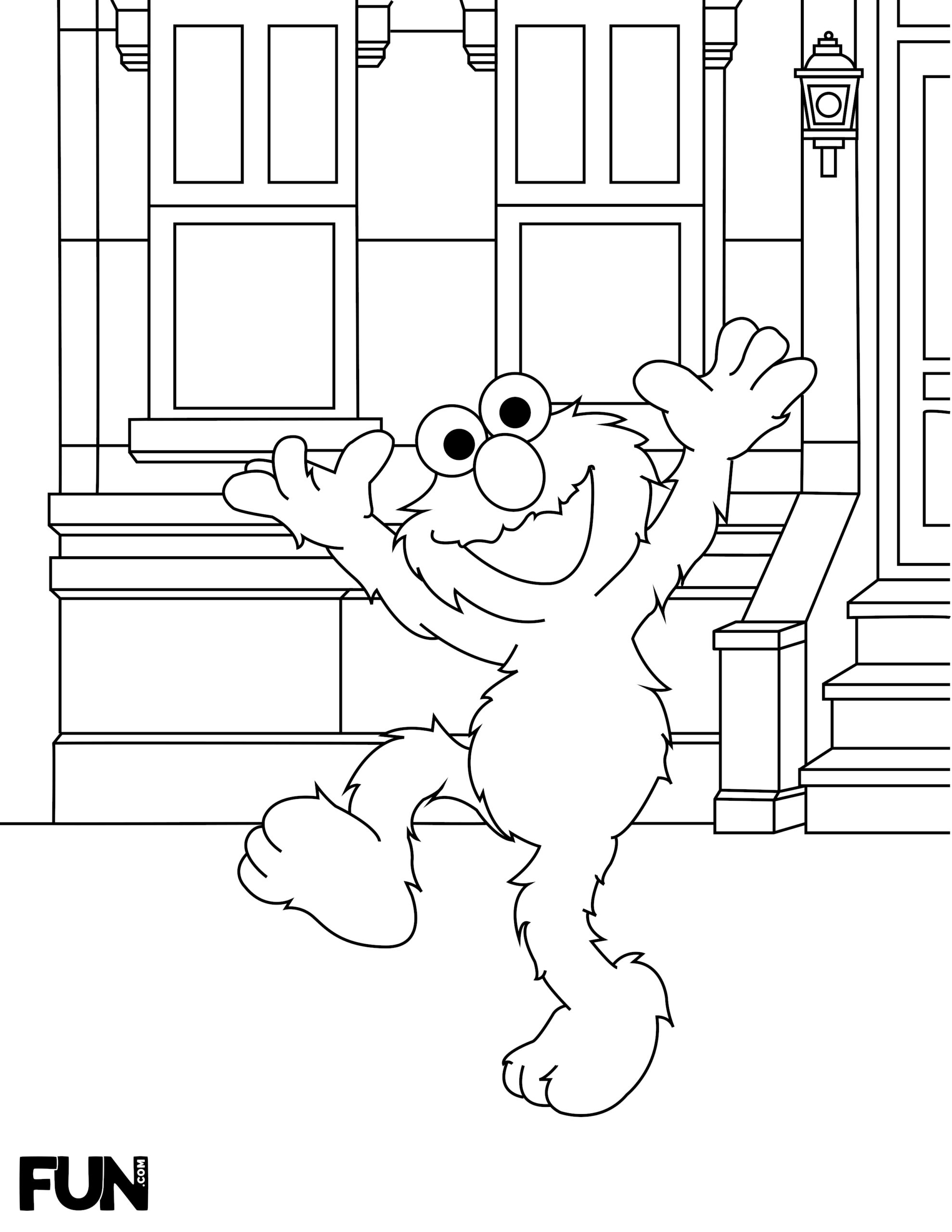 Sesame street coloring pages fun family crafts