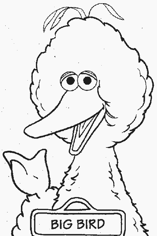Big bird sesame street coloring pages sesame street coloring pages bird coloring pages elmo coloring pages