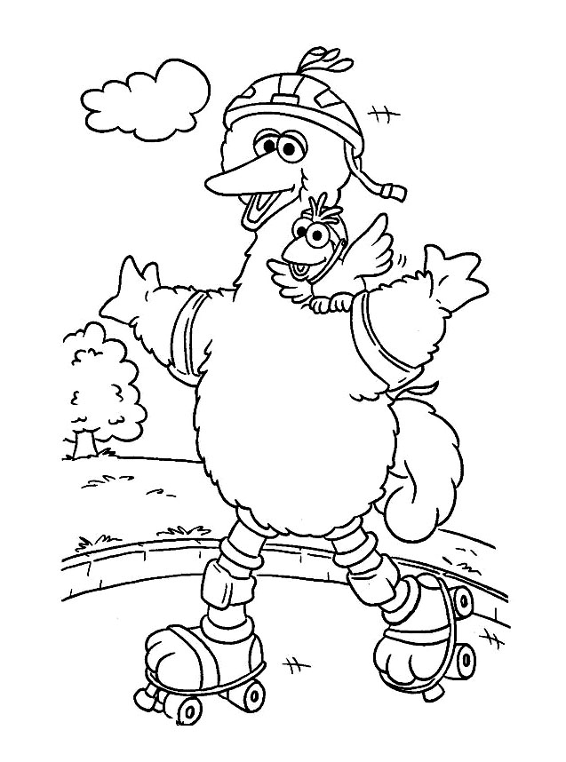 Sesame street coloring to download for free