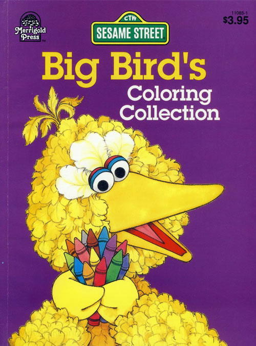 Sesame street big birds coloring collection coloring books at retro reprints