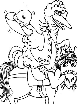 Sesame street coloring page